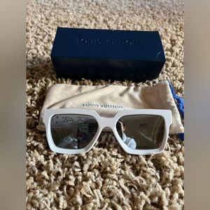 lv millionaire sunglasses limited edition all white